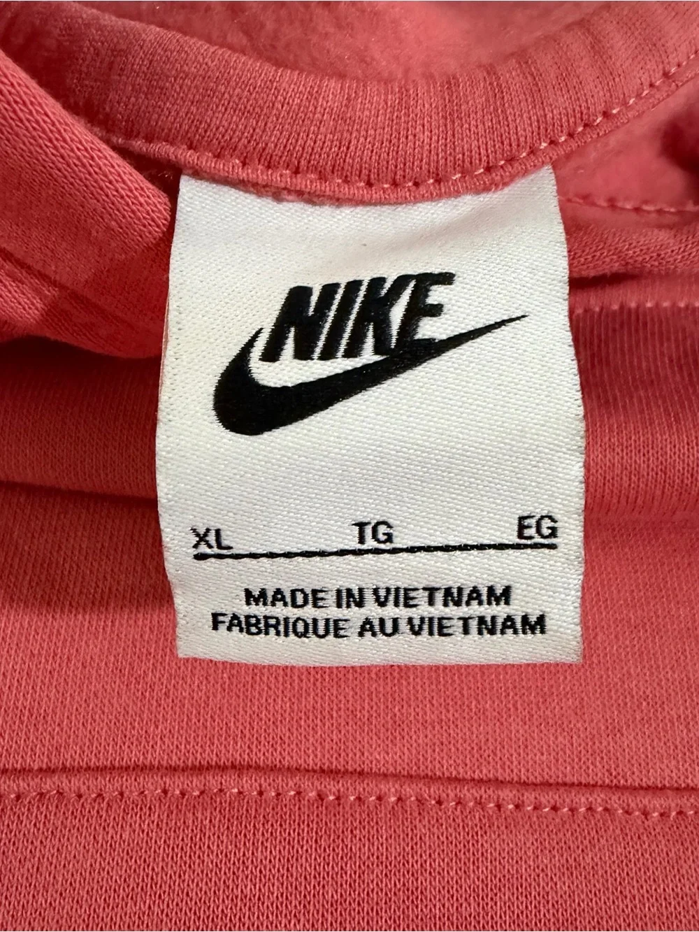 Nike Girls Hoodie XL Coral